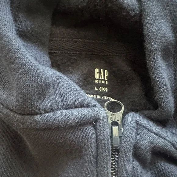 Preloved GAP Kids Dark Blue Zip-Up Hoodie - Picture 2 of 3
